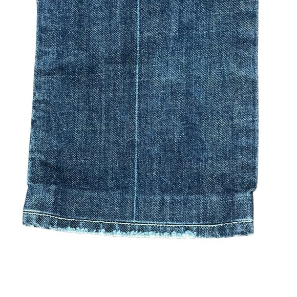 7 For All Mankind Women's Straight Leg Jeans - Blue - Picture 6 of 12